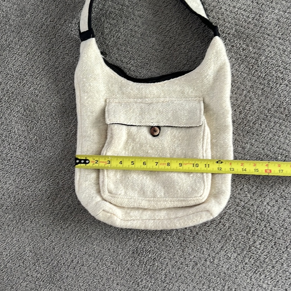 NEW 100% Wool Small Crossbody Messenger Bag - Picture 6 of 9